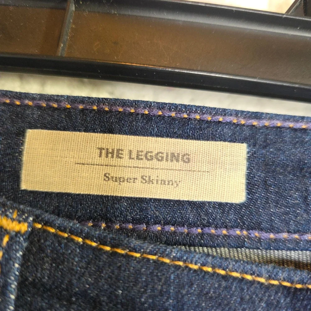 AG Adriano Goldschmied The Legging Super Skinny Jeans Dark‎ Wash Size 30R Sexy